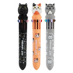 Stylo 10 couleurs - Cat Lovers