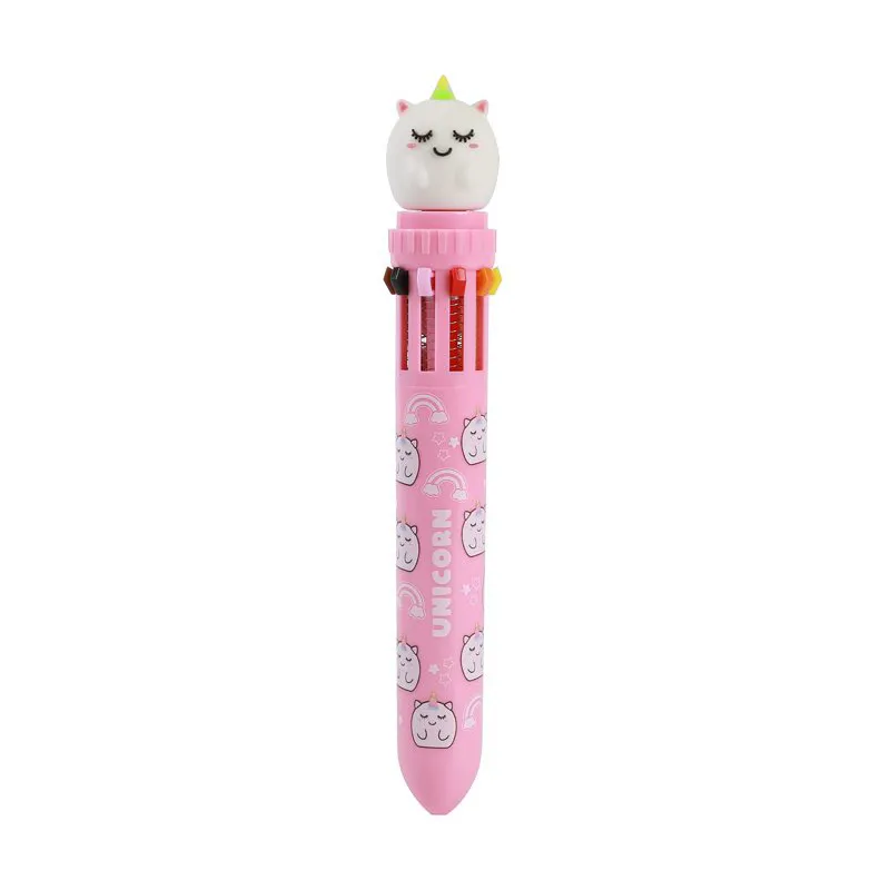 Stylo 10 couleurs - Licorne
