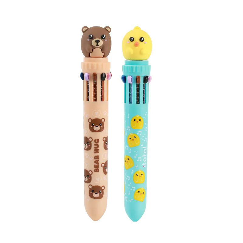 Stylo 10 couleurs - Bear Hug & Pio Pio