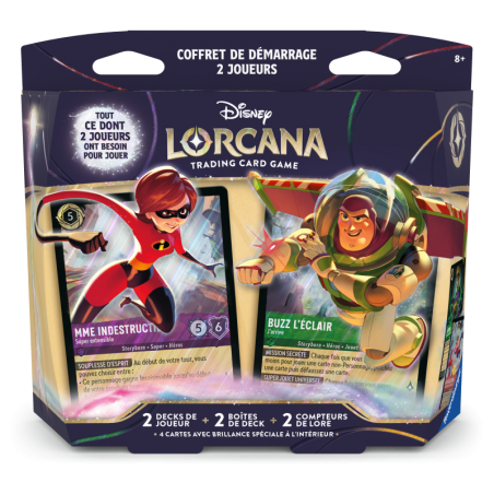 Disney Lorcana - Decks Préconstruits 2 joueurs - Toy Story & Les Indestructibles