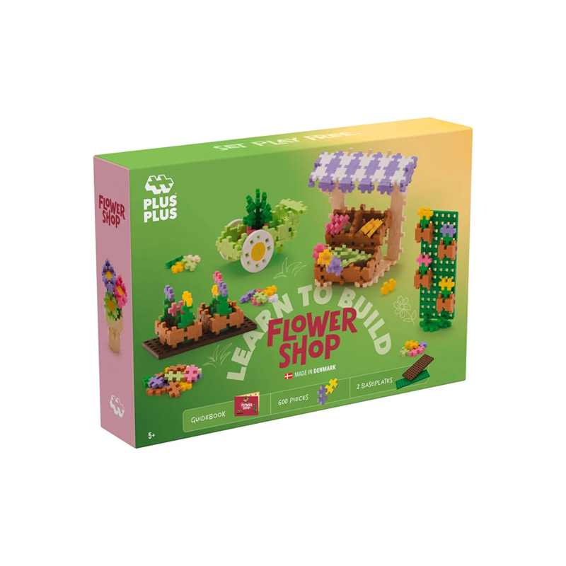 Plus Plus - Kit découverte Echoppe aux fleurs