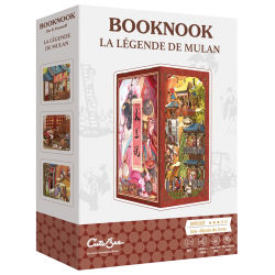 Maquette en bois Booknook La Légende de Mulan
