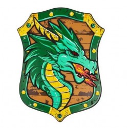 Bouclier Vert dragon Eva