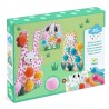 Boite Points et Pompons - Dans l'herbe