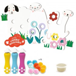 Points et Pompons - Dans l'herbe