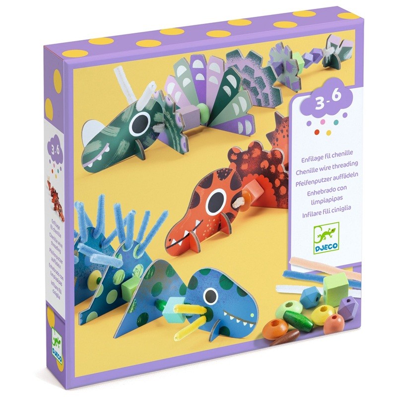 Enfliage fil chenille - Terrible Dinos