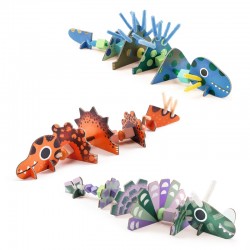 Enfliage fil chenille - Terrible Dinos