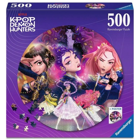 Puzzle 500 pièces - KPop Demon Hunters