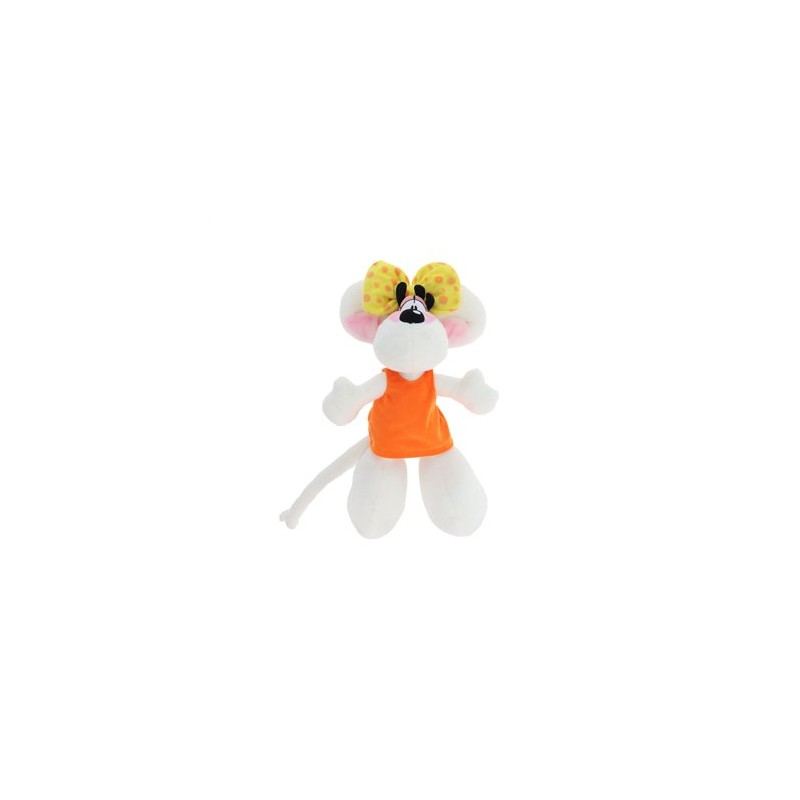 Peluche Diddlina en robe orange 20cm