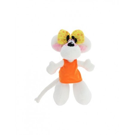 Peluche Diddlina en robe orange 20cm
