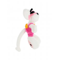 Peluche Diddl en salopette Rose 20cm