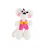 Peluche Diddl en salopette Rose 20cm