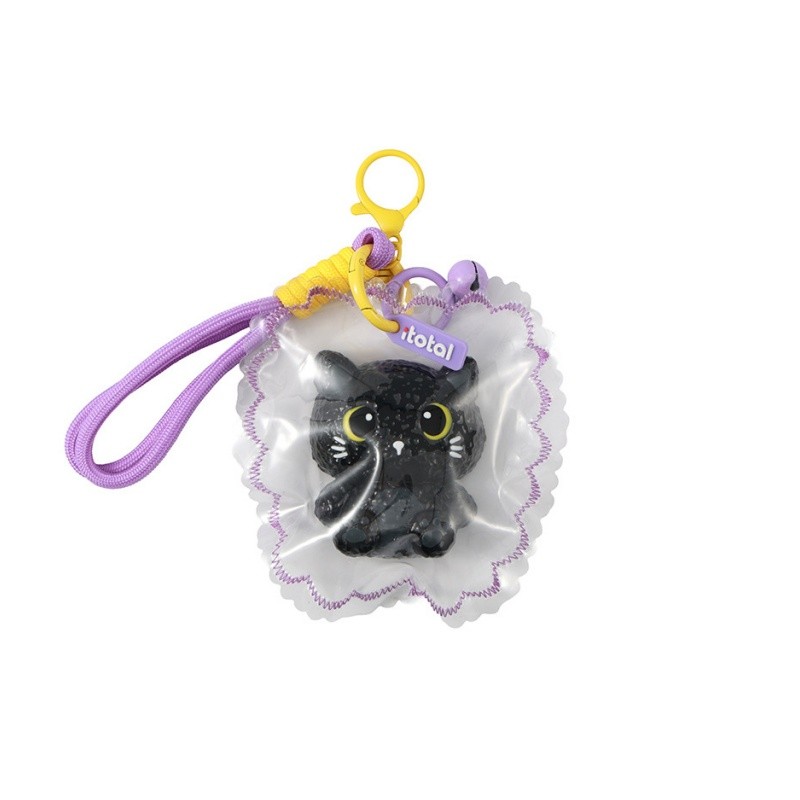 Porte-clés JellyPop - Chat noir
