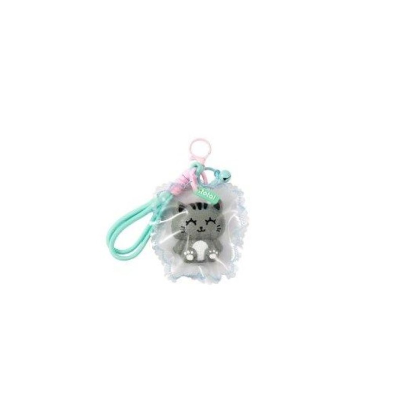 Porte-clés JellyPop - Chat Gris