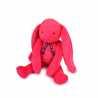 Peluche Méloé : Lapin fuchia peps 37 cm