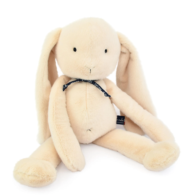 Peluche Méloé : Lapin Beige 56cm