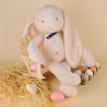 Peluche Méloé : Lapin Beige 56cm