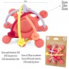 Anneau de dentition - Etoile rouge brique