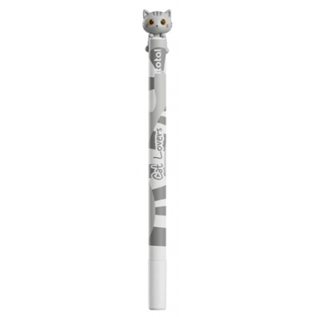 Stylo effaçable Climby - Chat Blanc