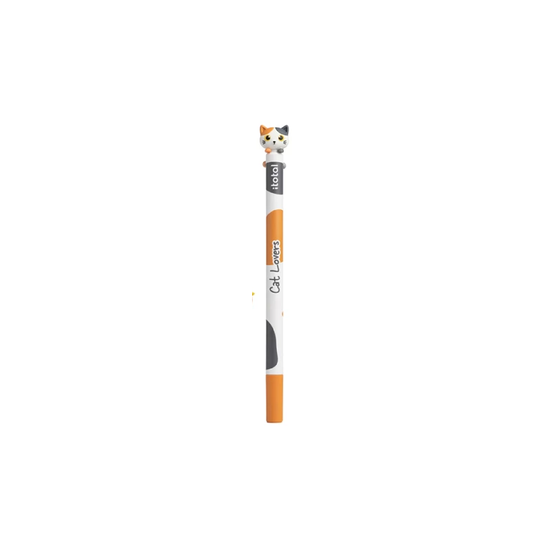 Stylo effaçable Climby - Chat Orange
