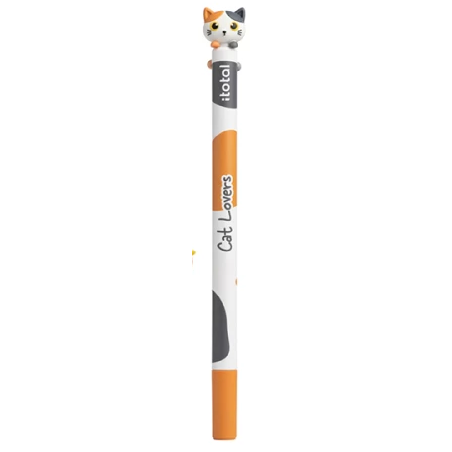 Stylo effaçable Climby - Chat Orange