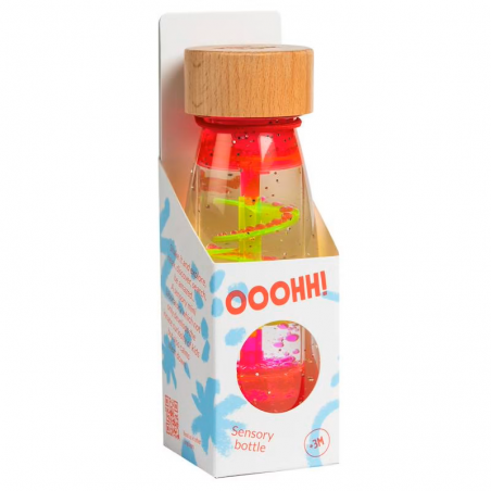 Bouteille Sensorielle - Spirale Pink