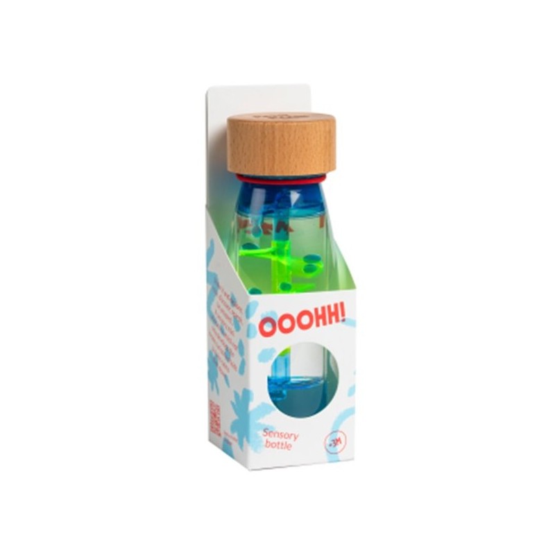 Bouteille sensorielle - Spiral Blue