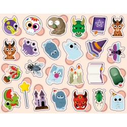 300 gommettes - Halloween