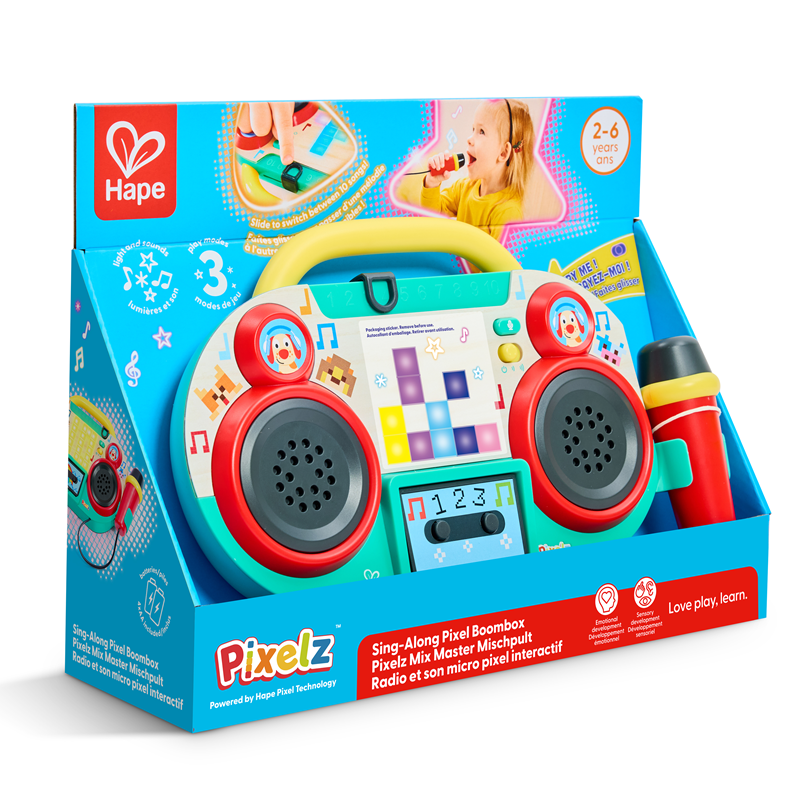 Radio et son micro Pixel interactif