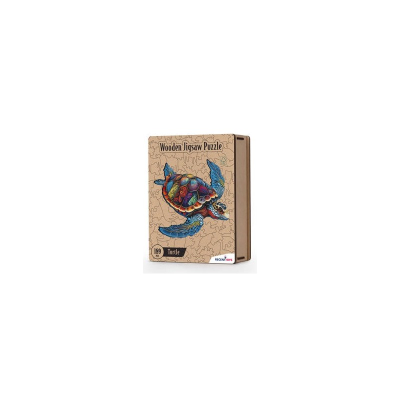 Wooden Jigsaw Puzzle Turtle
