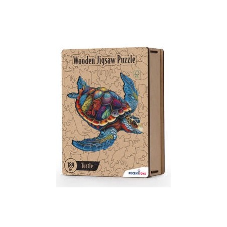 Wooden Jigsaw Puzzle Turtle