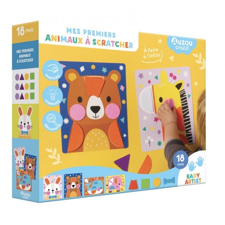 Mes premiers animaux à scratcher