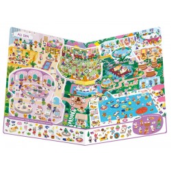 Cherche et trouve géant - Mini mondes cosy