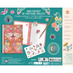 Mon coffret de papeterie pailleté