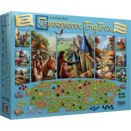 Carcassonne big box - JEU D'OCCASION - Jeux, Rêves & Jouets THONON