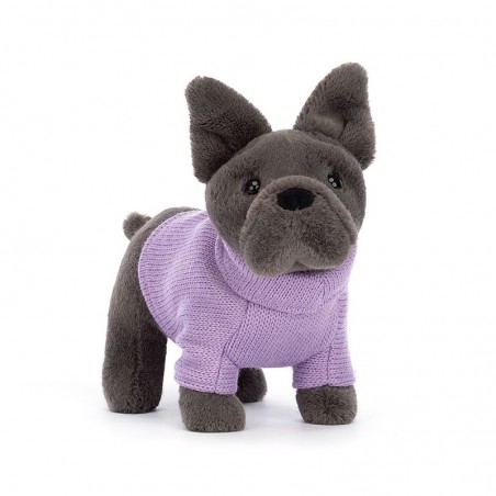 Peluche Sweater French Bulldog Purple - Jellycat