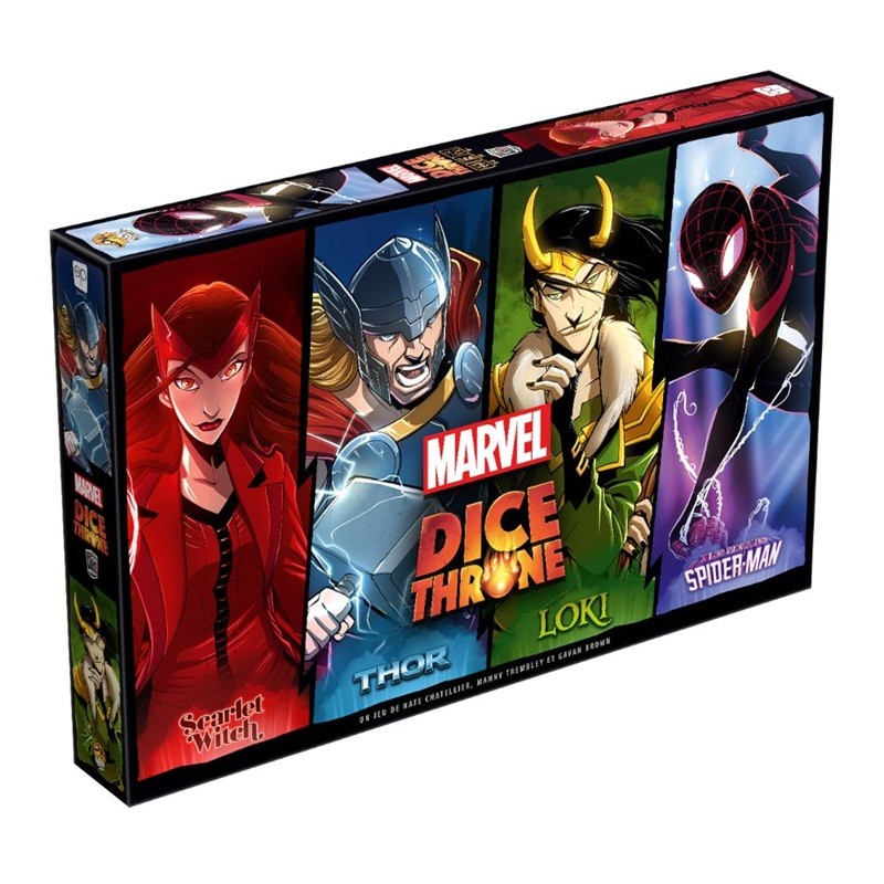 DICE THRONE MARVEL – Thor, Loki, Spiderman, Scarlet Witch