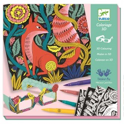 Coloriage 3d - Foret Fantastique