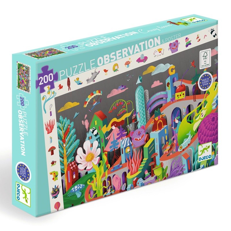 Puzzle Observation 200 Pcs - Crazy Town