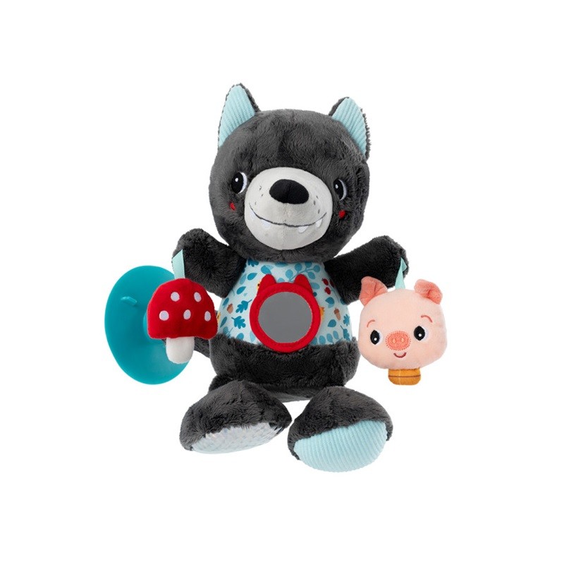 Peluche d'activités nomade Louis le loup