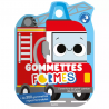 Gommettes formes - L'aventure de petit camion de pompier