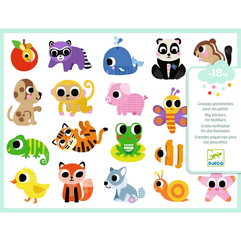 Grosses Gommettes Pour Les Petits - Bebes Animaux