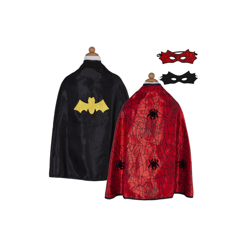 Cape réversible Spider / Bat - 3-4 ans