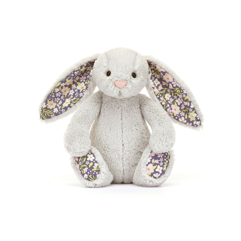 Peluche Small Blossom Silver Bunny 'Bloom'