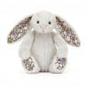 Peluche Small Blossom Silver Bunny 'Bloom'