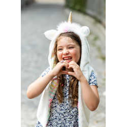 Cape Licorne avec capuche - 3/4 ans