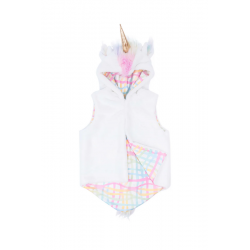 Gilet Avec Capuche Licorne - 3/4 Ans