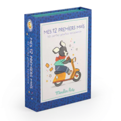 Cartes Mes 12 premiers mois - Puce et Pilou