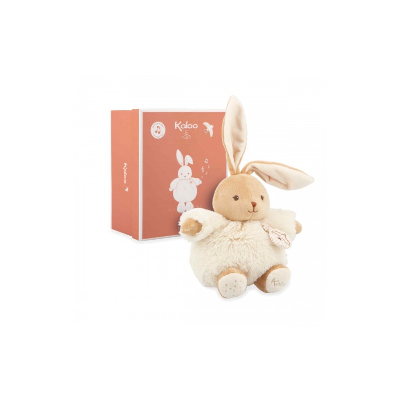 Patapouf Lapin Creme Musicale17 CM