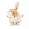 Patapouf Lapin creme 17 CM